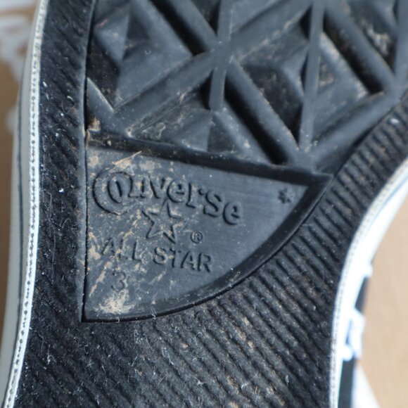 Converse Graphic Black and White High Tops - Picture 8 of 9